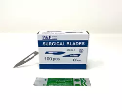 20 Disposable Surgical Scalpel Blades Sterile High Grade Carbon Steel 2.1% 10xx Individually Foil WrappedSize 36....