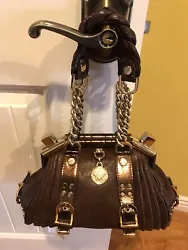 Versace Handbag Medusa Authentic. Please inspect each pictures carefully because it will show you the exact condition...