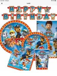 PAW PATROL PARTY SUPPLIES AVAILABLE. Napkins 16 count 2 ply.