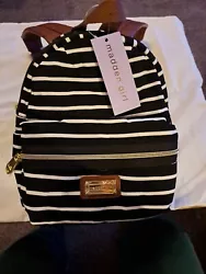 *NEW* Madden Girl Black and White Striped Backpack 🎒 😍 MSRP $54! Tag is still attached!! 11