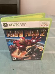 Iron Man 2 (Microsoft Xbox 360, 2010) Marvel Sega - With Manual - Tested 🔥🔥.