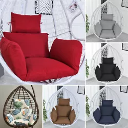 Soft Hanging Swing Seat Chair Cushion Garden Patio Thick Filling Hammock Pillow. ✔ Filled with padded 7D hollow...