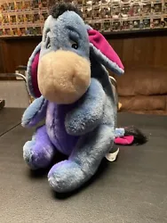 Disney Store Eeyore Plush Stuffed Animal Toy Removable Tail 12