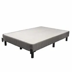 Headboard Brackets Included. - Optional, Removable Legs For Traditional Box Spring Use. - Strong Tubular Steel Support...