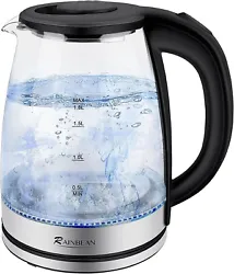 【Automatic shut-off】Electric Water boiler with ease using the one-touch operation. Relax while your kettle boils,...