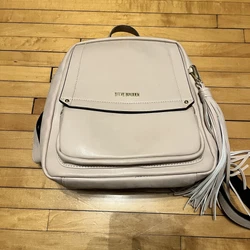 Steve Madden Mini Backpack Purse Light Pink With Tassel. Good used condition.
