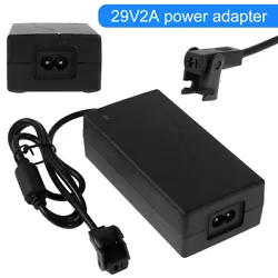 Output adapter jack size is 2PIN. Output: DC 29V 2.0A / 2000mA 58W. [Overload Protection] Our 100V - 240V DC power...