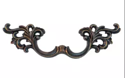 French Provincial Pull. An Antique Bronze Finish manufacturer calls Brown Windsor Antique.