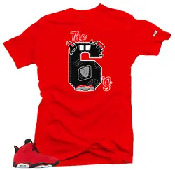 The perfect shirt to Match Jordan 6 Toro Bravo-. The 6s Match Sneaker Tees.