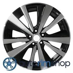 This wheel has 5 lug holes and a bolt pattern of 114.3mm. The offset of this rim is 55mm. The corresponding OEM part...