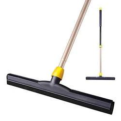 Floor Squeegee Broom MULTIPURPOSE: To dry floor surface efficiently and remove dirt and hair easily.Suitable for garage...