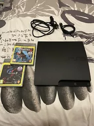 Sony PlayStation 3 Slim 320 Go Console - Noir Charbon (CECH-3004B) + 2 jeux.