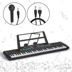 ♫ 1 x Electronic Organ. --Item: Electronic Keyboard Piano. ♯【Musical Teaching Keyboard】 Perfect for beginners...
