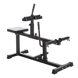 Build strong, powerful calves with this Seated Calf Raise from Soozier. It features high grade durable steel...