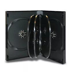 Eight, Ten and Twelve capacity DVD case in black color. Various DVD case size with plastic cover for your personal...