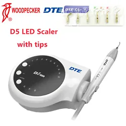1 DTE D5 LED Ultrasonic Scaler. - Detachable handpiece, auto cleavable under the high temperature of 135°C and the...