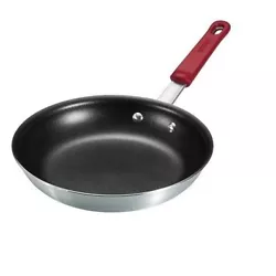 This versatile fry pan is a sturdy and dependable addition to any kitchen. Vessel is made of heavy-gauge aluminum alloy...