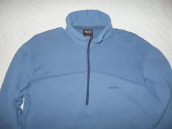 PULLOVER QUARTER ZIP STAND-UP COLLAR. WITH DEFECT - SPARK FROM CAMP FIRE -(SEE PICTURES).