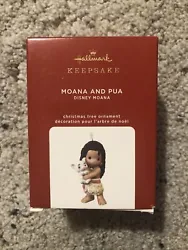 2020 Hallmark Keepsake Ornament Disney’s Moana - Moana and Pua.