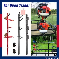 3 Place Trimmer Rack: * 3 place locking trimmer rack for transporting and storing on open trailers. * Fit most straight...