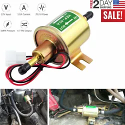 Universal Inline Fuel Pump 12V Electric Low Pressure Gas Diesel HEP-02A. Inline Fuel Pump 12v Electric Transfer...
