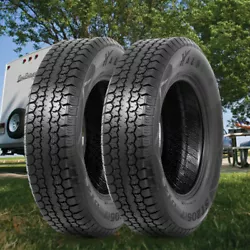 Fuel-saving Designed Trailer Tires. 2 x Trailer Tires. 6PR Load Range C. ST205/75D14 Tire Specification Aspect Ratio:...