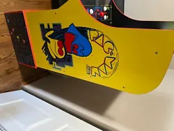 Arcade1U Pac-Man Arcade Cabinet with Custom Riser. Matching pac-man stool also included! Used but in great condition....