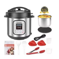 Instant Pot 12-in-1 Electric Pressure Cooker- Stainless Steel- 6 Quart Duo Plus. Paper towel rack. IMPROVED STRESS-FREE...