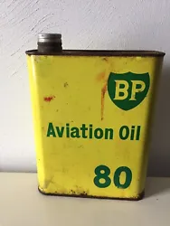 Datant des années 1950/60 huile dindic esae 80 pour des moteurs d aviation.