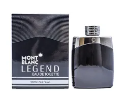 Mont Blanc Legend by Mont Blanc 3.3 / 3.4 oz EDT Cologne for Men New In Box.