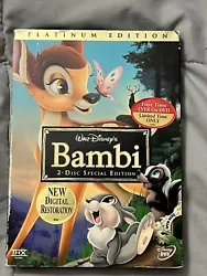 Relive the enchanting story of Bambi with this 2-disc special edition DVD set. This beloved classic from Walt Disney...