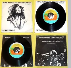 Vinyle 45t SP 7’’ deBob MARLEY & The WAILERS. (A) et (B) : Produced byBob MARLEY And The WAILERS. Face B :CRISIS...