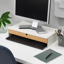 IKEA ELLOVEN®. With ELLOVEN monitor stand, you can raise your monitor to an ergonomically comfortable height to help...