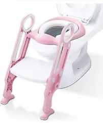 Kid Potty Training Seat w/ Step Ladder Toilet Chair for Child Toddler. Can only offer free shipping in the continental...