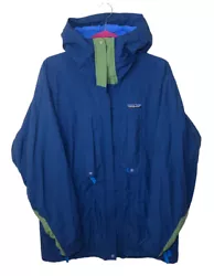 Vintage Patagonia Zip Up Jacket Windbreaker Hoodie Multi Pockets size 12