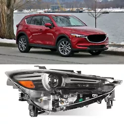 Fit for 2017-2021 Mazda CX-5W/ AFS Compatible Factory LED Headlight ModelsOnly. ❥【Clear Lens 】Black Housing &...
