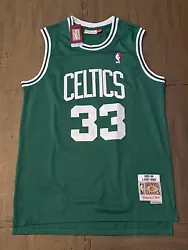 Larry Bird Boston Celtics #33 Throwback Hardwood Classics Jersey. Actual Picture of the Jersey.