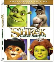 Shrek 4-Movie Collection (Blu-ray) Anniversary Edition.