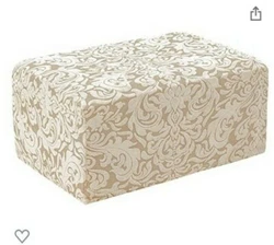 FINE FABRIC: Spandex fabric which have great elasticity fits for more than 90% furniture. It could fit your ottoman...