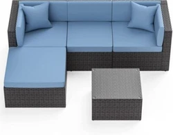 Resin Wicker. Conversation Sofa Set. Chair Height. Chair Depth. Chair Color. Chair Width. Table Shape. Table Length.