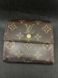 Portefeuille Louis Vuitton cuir Elise marron Ref E393. Dimensions 10 x 11 x 2 cmBon état voir photos
