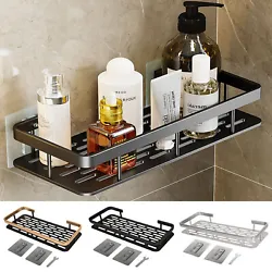 🔅Quick drainage: The bathroom shelf adopts an open grille design, which can maximize ventilation and dripping. Keep...