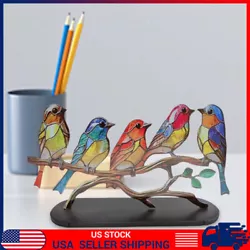 It is made of acrylic, which gives it a comfortable touch and a durable quality. The color combination of the birds and...