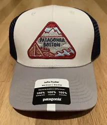 Patagonia Boston trucker hat! This limited release item is exclusive to the Patagonia Boston Massachusetts store. Hat...