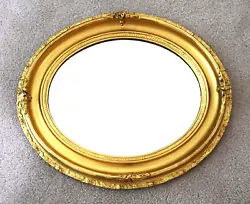 In Good Antique Condition with Newer Bright Lemon Gold Gilt Finish. Opening in the Rear for Picture 13.25