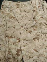 THESE are Used Authentic USMC Issued pants. Color: camouflage Tan, Khaki, Brown (multi). AUTHENTIC DIGITAL CAMO PANTS....