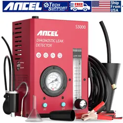 If you have our Ancel S3000 Smok detector, Much easier to find the leak with a smoke machine.The Smoke-Tek Blaster can...