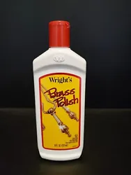 Wrights Brass Polish for Brass Copper Chrome Bronze Pewter, 8 Fl Oz.  Great condition. Its slightly used.  Feedback is...