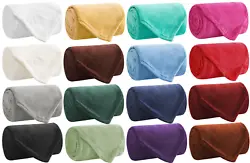 Super Soft Fleece Throw Blanket great for indoor and outdoor use, plush and warm. These blankets keep you warm but are...