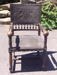 This is a stunning VERY old chair.